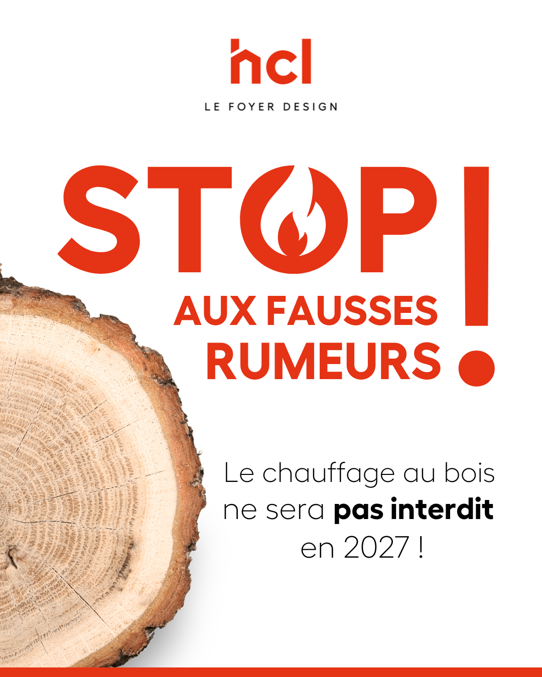 Chauffage au bois interdit en 2027 : non, c’est faux ! Stop aux fake news