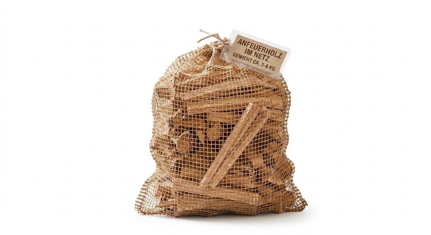 Kindling in a net (5–6 kg) – Nemack Firewood